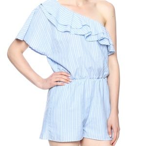 KARLIE one shoulder romper
